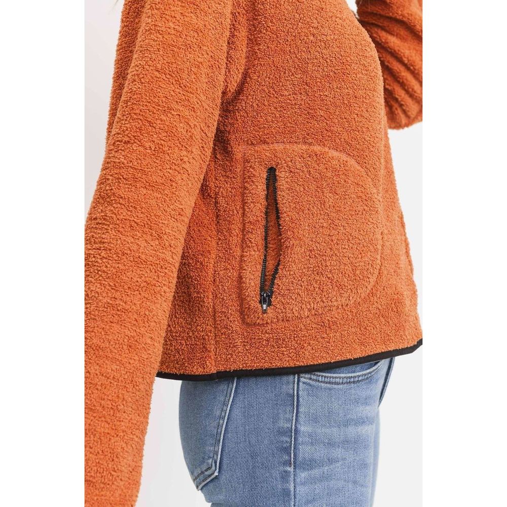 Long Sleeve Half Zipper Pullover Loopie Terry - Picture 5 of 8